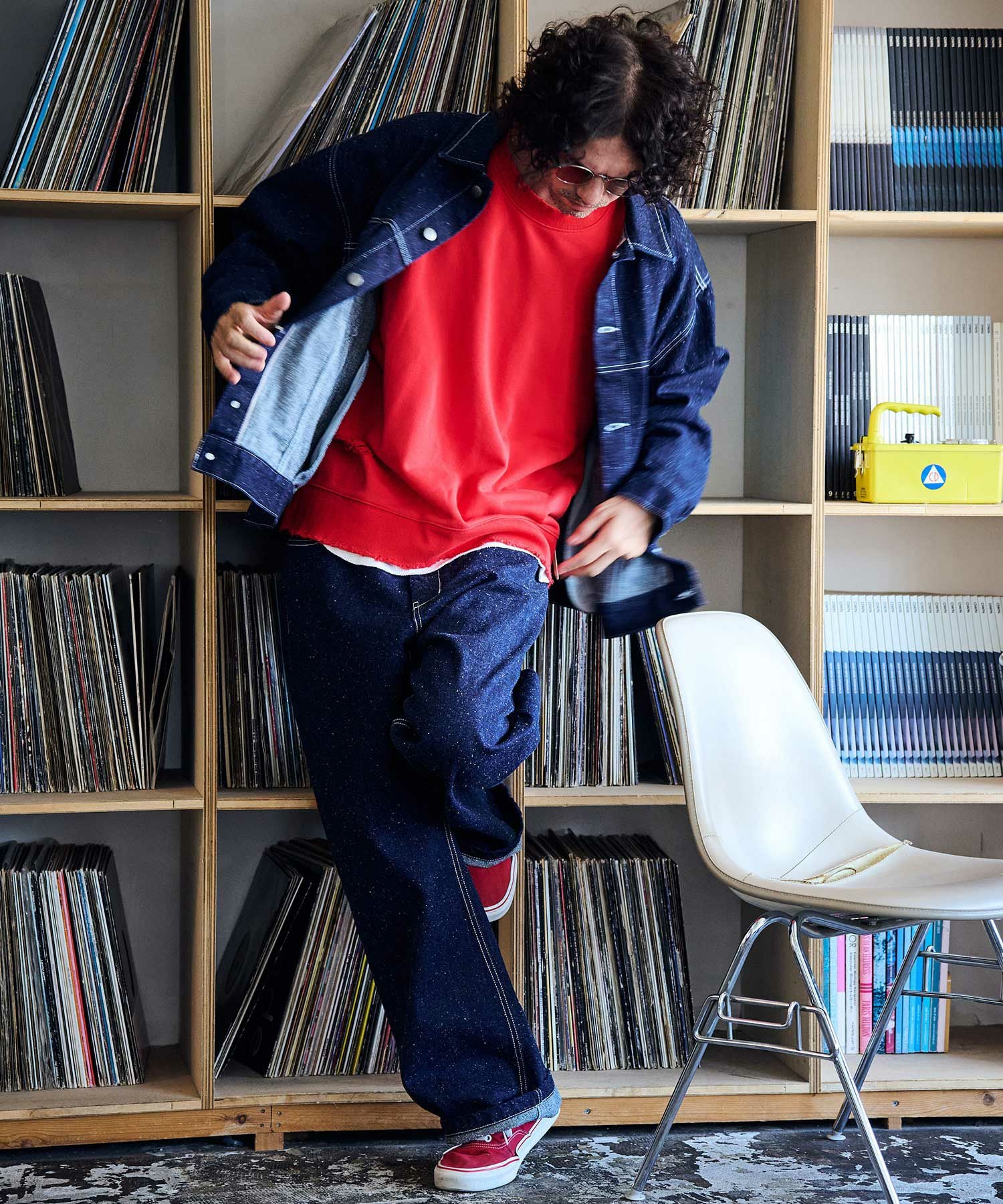 ADAM PATEK(アダムパテック)】damage layered pullover プルオーバー