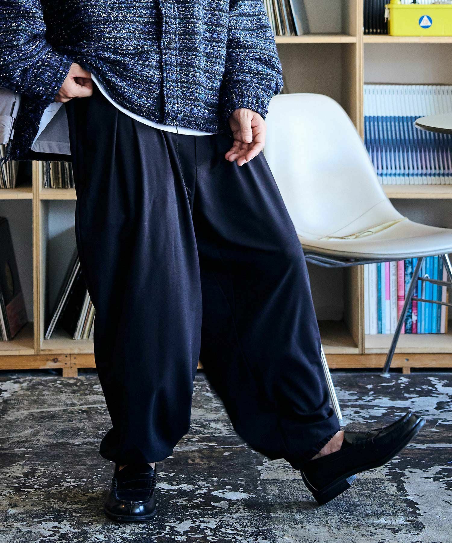 ADAM PATEK(アダムパテック)】generous tuck relax pants パンツ