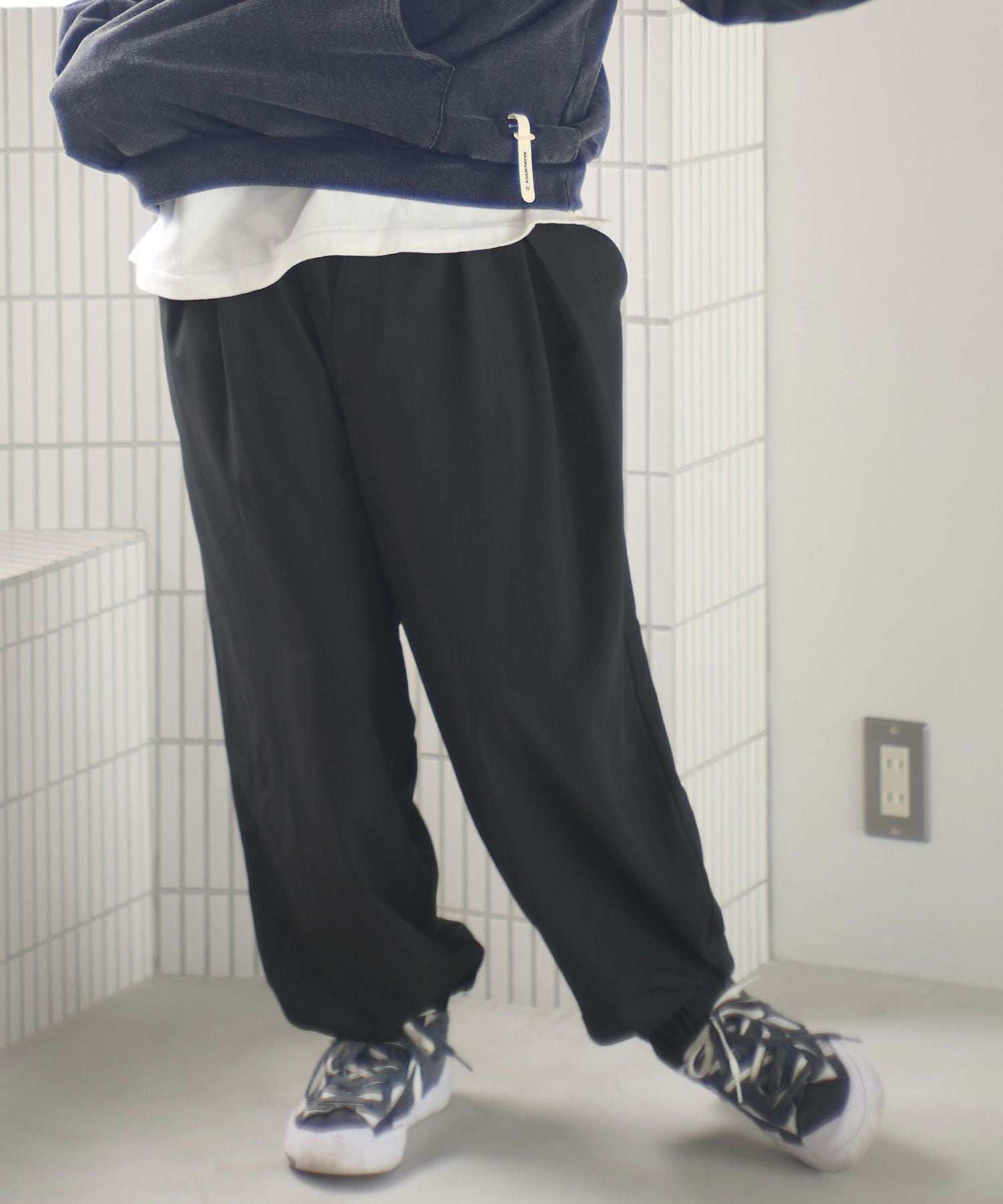 ADAM PATEK(アダムパテック)】generous tuck relax pants パンツ