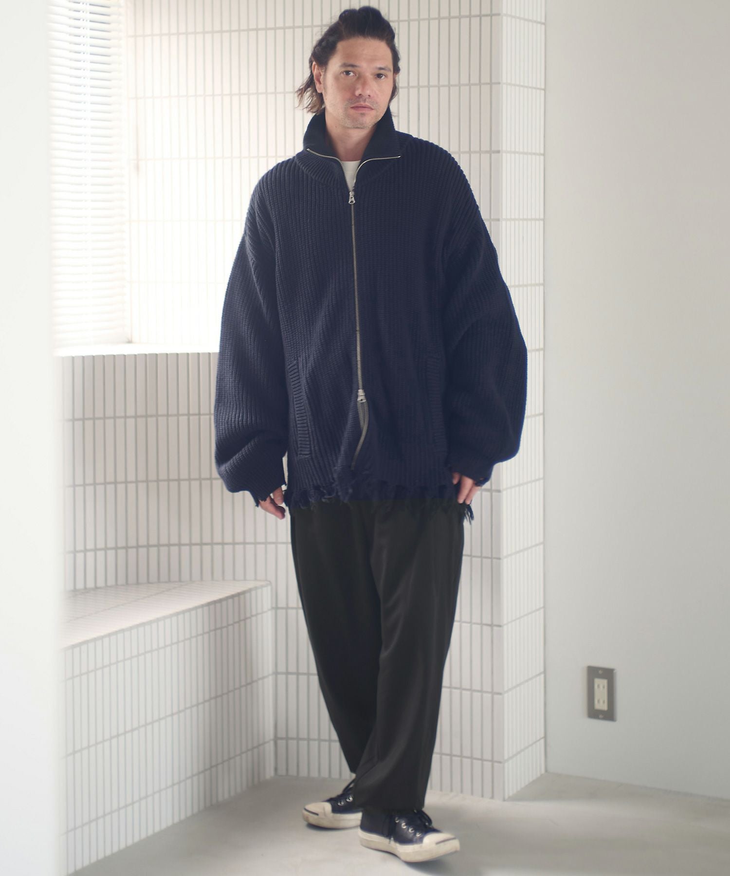 ADAM PATEK(アダムパテック)】generous tuck relax pants パンツ