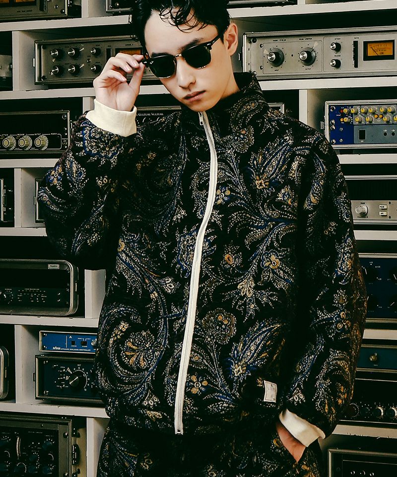 EFFECTEN(エフェクテン)】Gobelin High Neck Jacket ジップアップ 