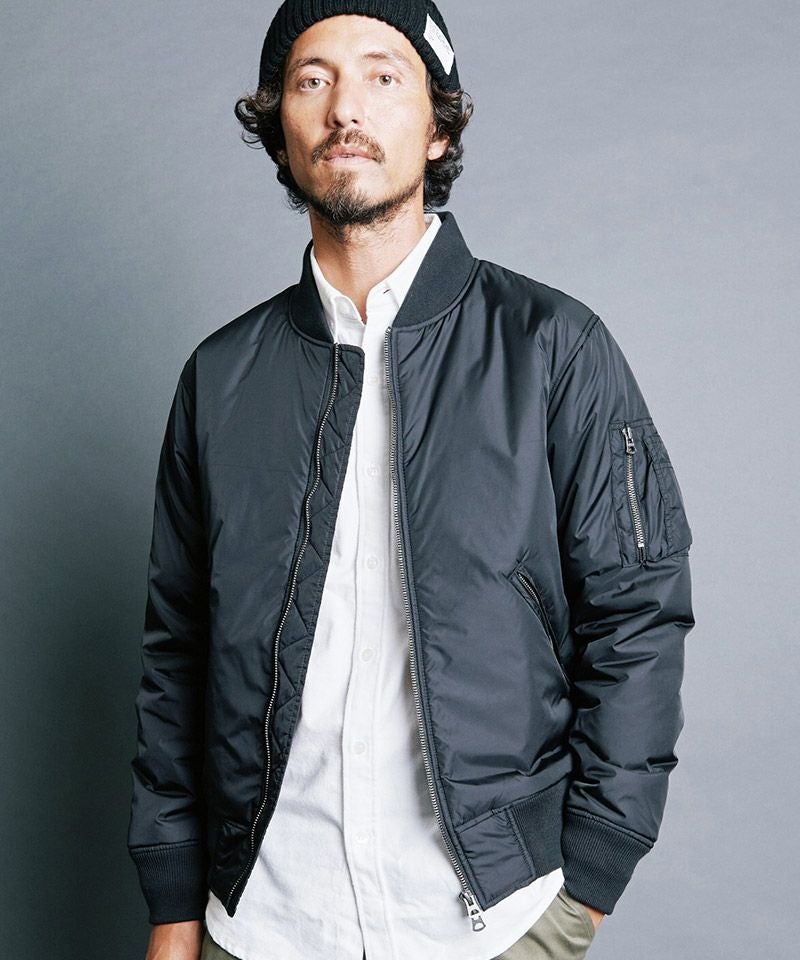 30%OFF【Magine(マージン)】NYLON THINSULATE ZIP MA-1 JKT ジャケット
