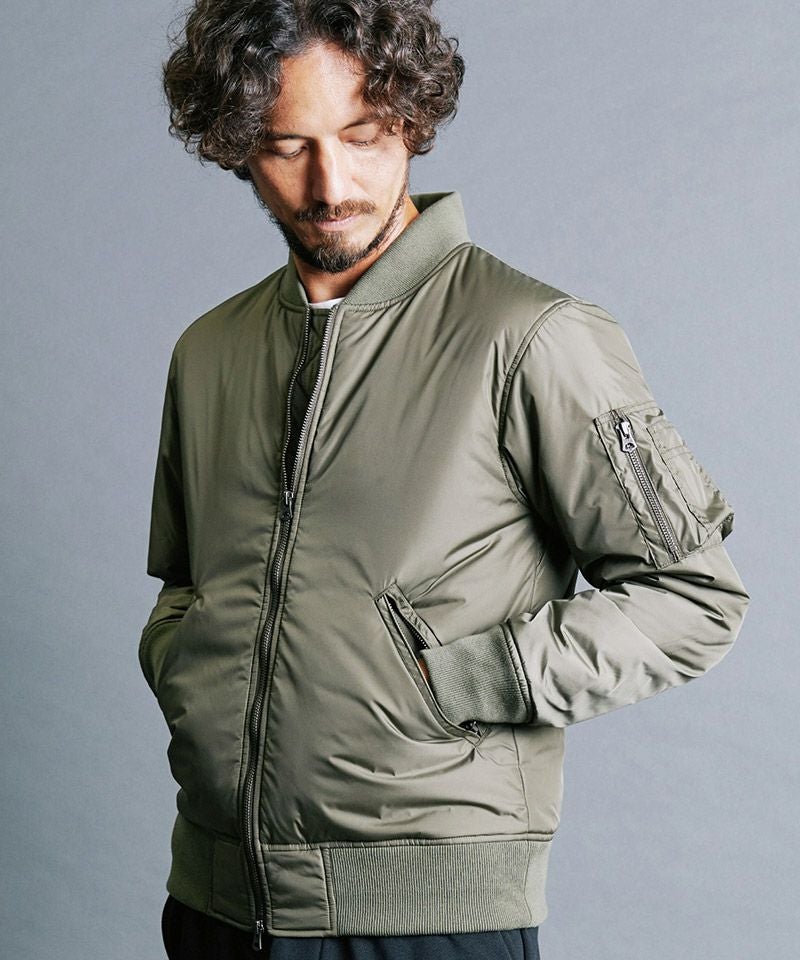 30%OFF【Magine(マージン)】NYLON THINSULATE ZIP MA-1 JKT ジャケット