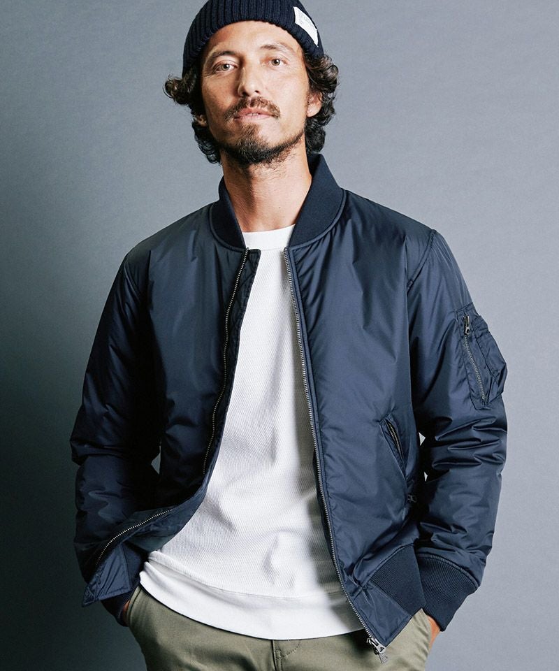 30%OFF【Magine(マージン)】NYLON THINSULATE ZIP MA-1 JKT ジャケット