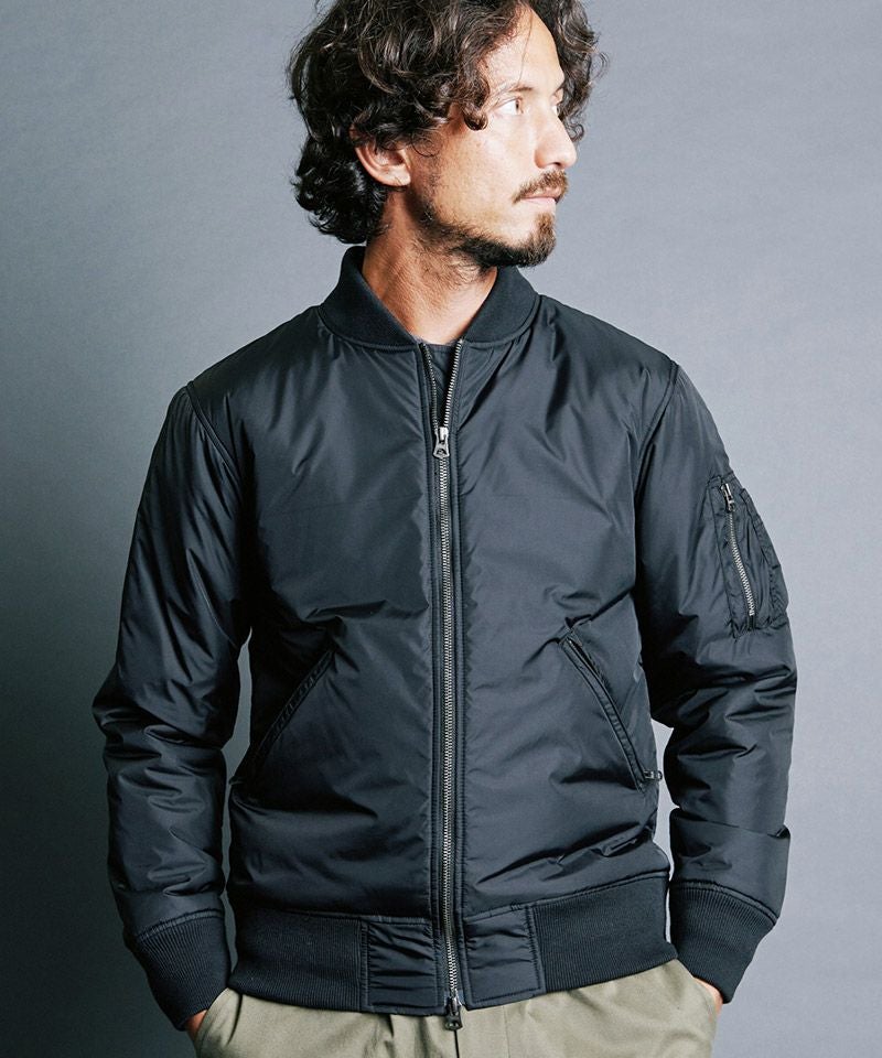 30%OFF【Magine(マージン)】NYLON THINSULATE ZIP MA-1 JKT ジャケット