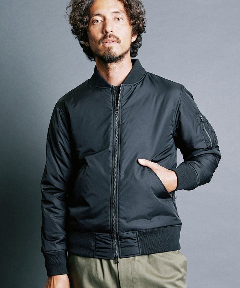 30%OFF【Magine(マージン)】NYLON THINSULATE ZIP MA-1 JKT ジャケット
