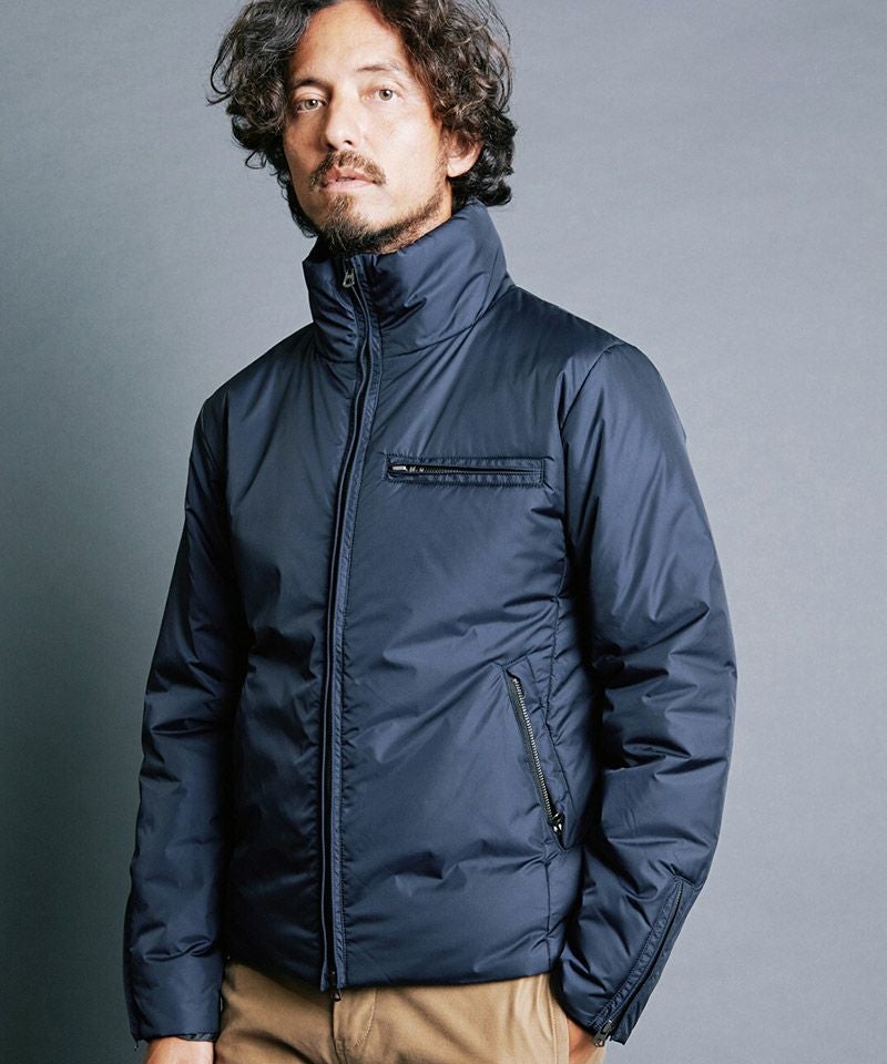 Magine マージン レザージャケット ダブルライダース 中綿キルティング 50%OFF【Magine(マージン)】NYLON THINSULATE STAND RIDER JKT