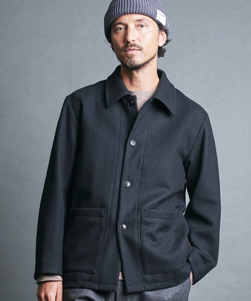 50%OFF【Magine(マージン)】WOOL MELTON SHORT SINGLE COAT ショート