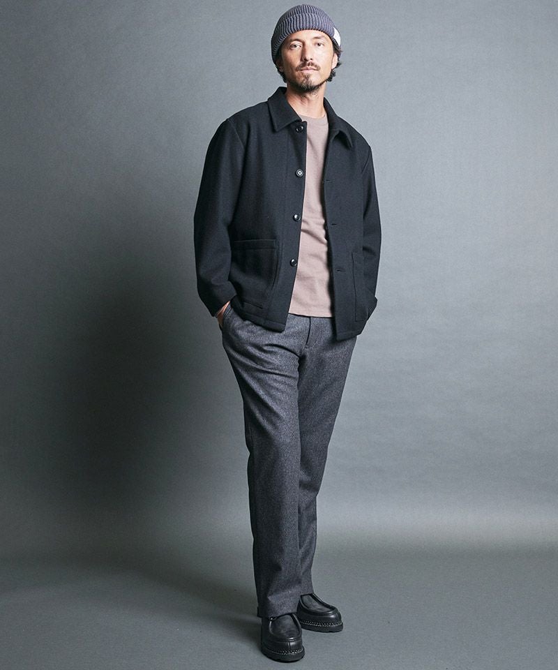 50%OFF【Magine(マージン)】WOOL MELTON SHORT SINGLE COAT ショート