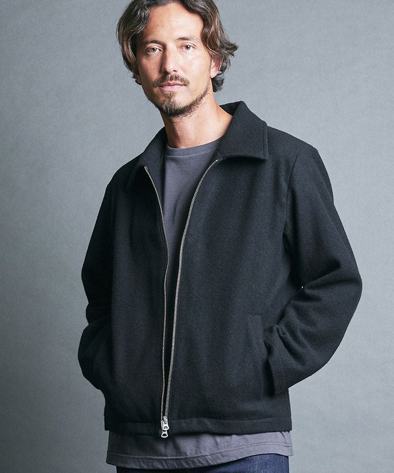 60%OFF【Magine(マージン)】WOOL MELTON FULL ZIP BLOUSON ブルゾン