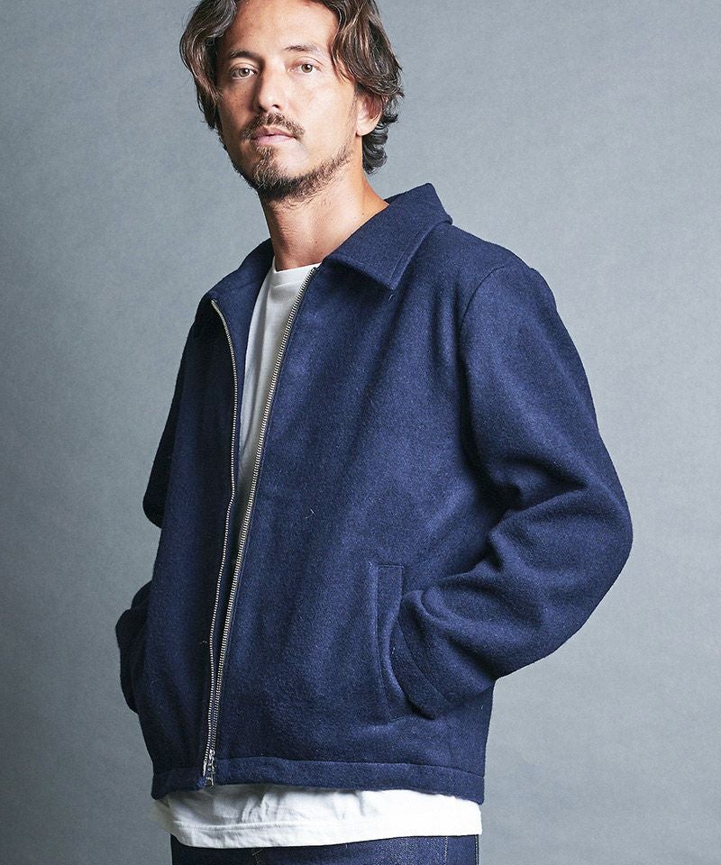 60%OFF【Magine(マージン)】WOOL MELTON FULL ZIP BLOUSON ブルゾン
