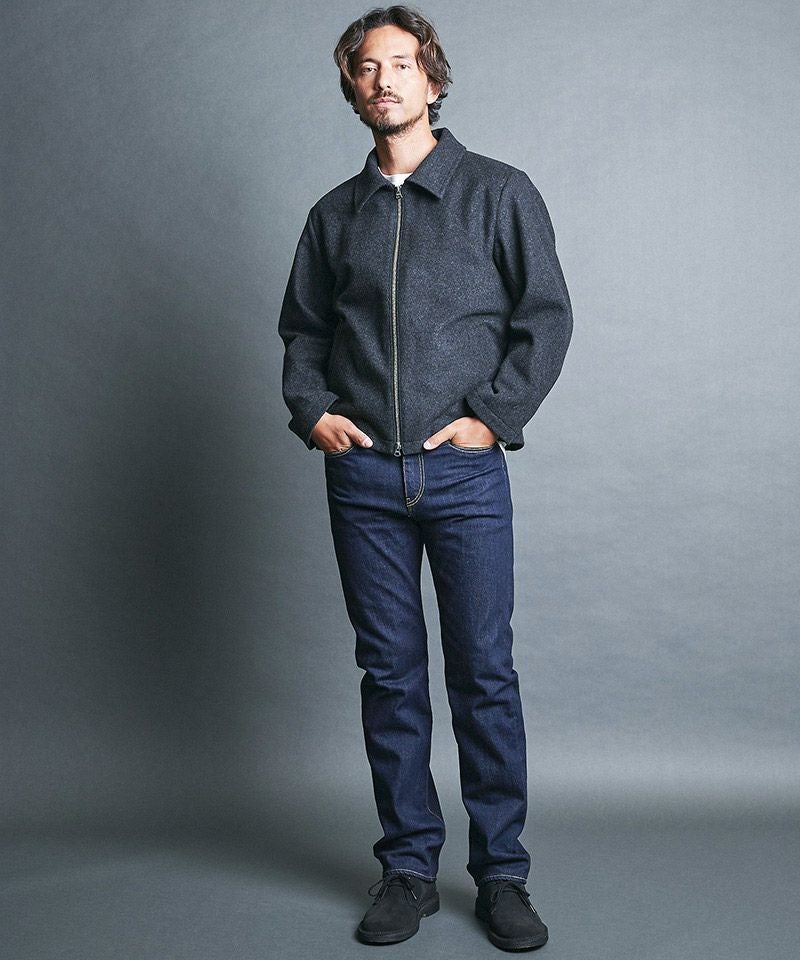 60%OFF【Magine(マージン)】WOOL MELTON FULL ZIP BLOUSON ブルゾン