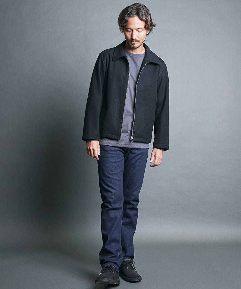 60%OFF【Magine(マージン)】WOOL MELTON FULL ZIP BLOUSON ブルゾン
