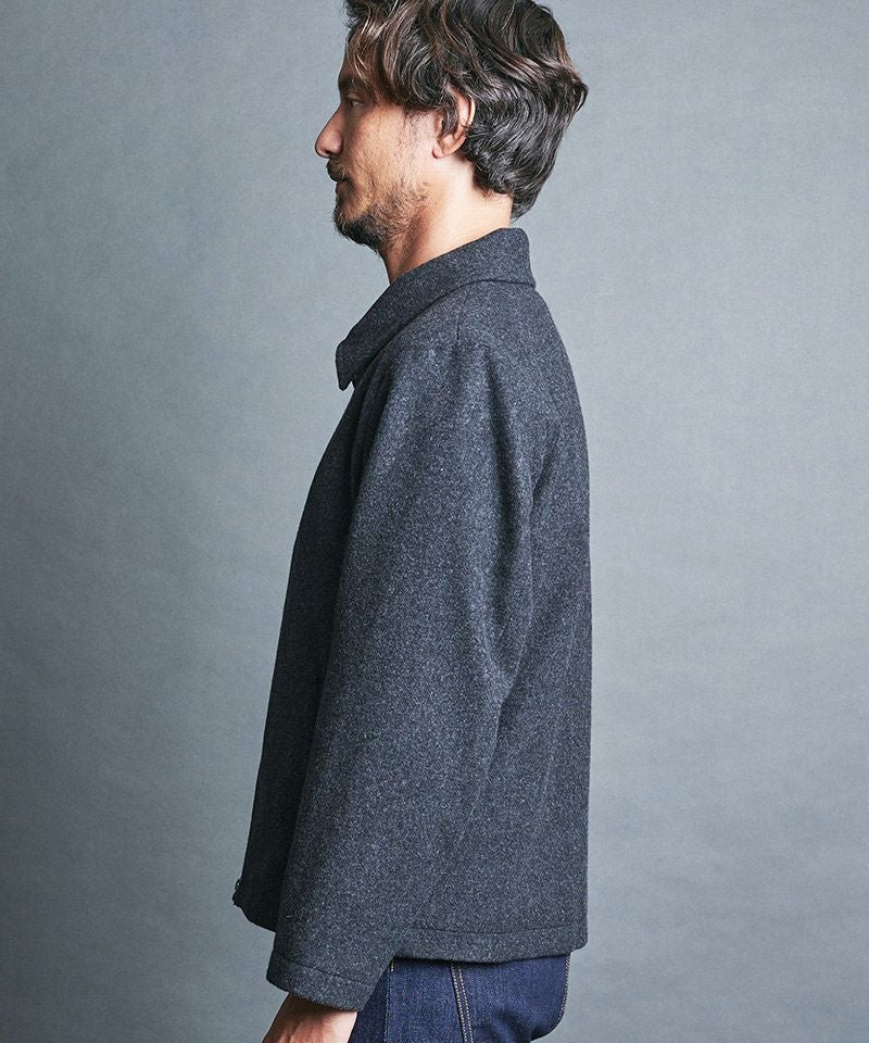 60%OFF【Magine(マージン)】WOOL MELTON FULL ZIP BLOUSON ブルゾン