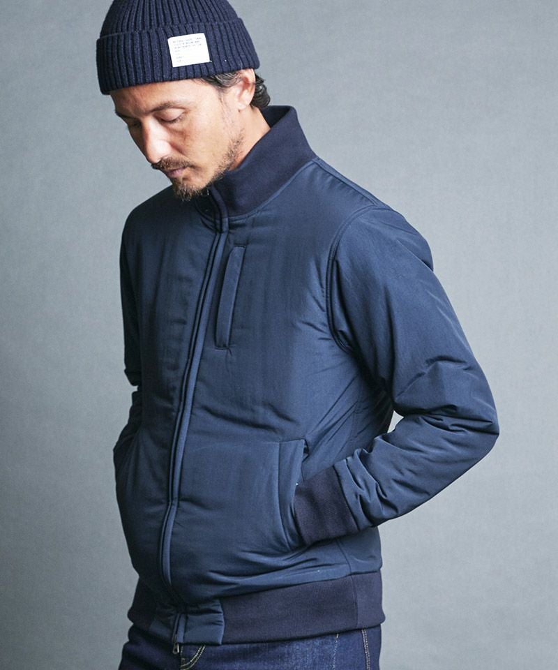 50%OFF【Magine(マージン)】NYLON THINSULATE STAND RIB BLOUSON