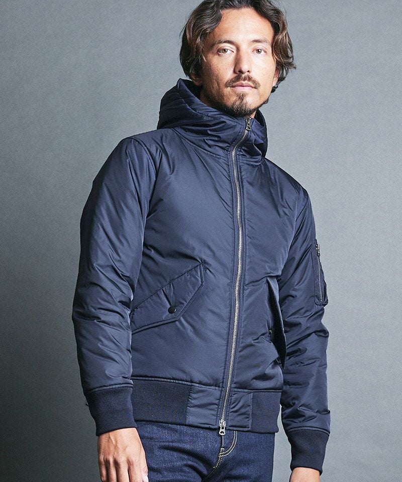 【Magine(マージン)】MA-1 ジャケット(MGN-232-005) 30%OFF【Magine(マージン)】NYLON THINSULATE HOOD MA-1 JKT