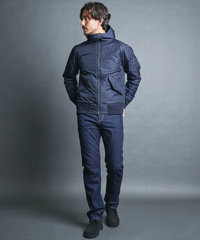 【Magine(マージン)】MA-1 ジャケット(MGN-232-005) 30%OFF【Magine(マージン)】NYLON THINSULATE HOOD MA-1 JKT