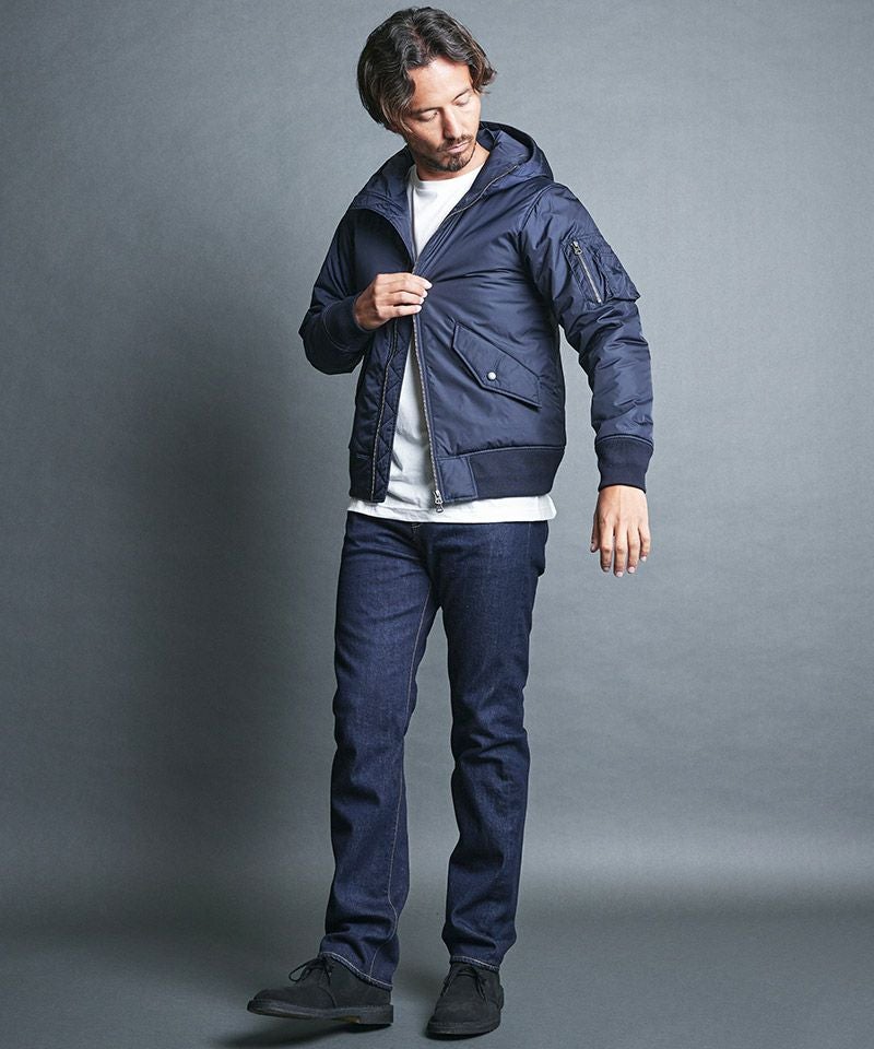 【Magine(マージン)】MA-1 ジャケット(MGN-232-005) 30%OFF【Magine(マージン)】NYLON THINSULATE HOOD MA-1 JKT