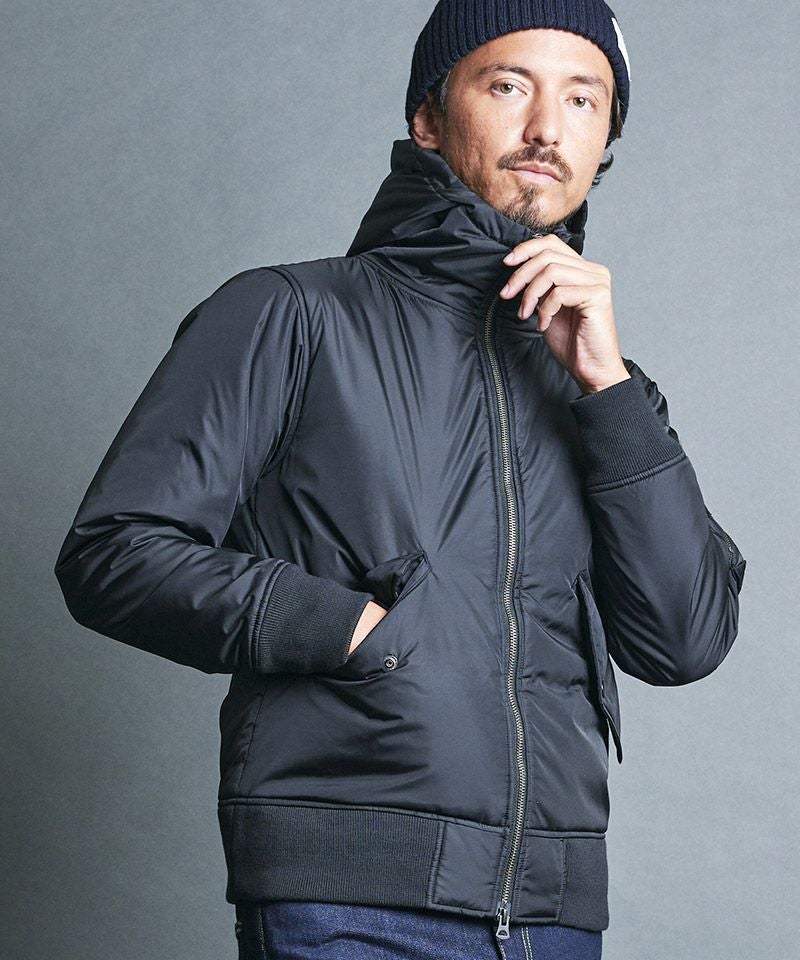 30%OFF【Magine(マージン)】NYLON THINSULATE HOOD MA-1 JKT