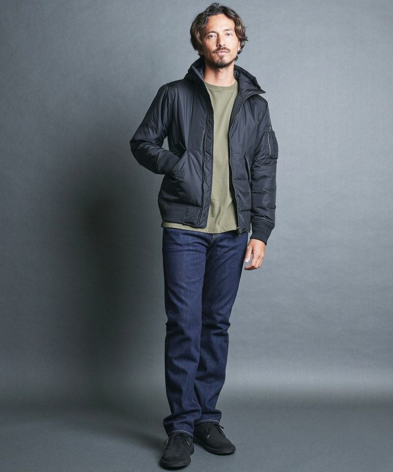 30%OFF【Magine(マージン)】NYLON THINSULATE HOOD MA-1 JKT