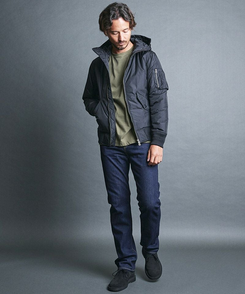 30%OFF【Magine(マージン)】NYLON THINSULATE HOOD MA-1 JKT