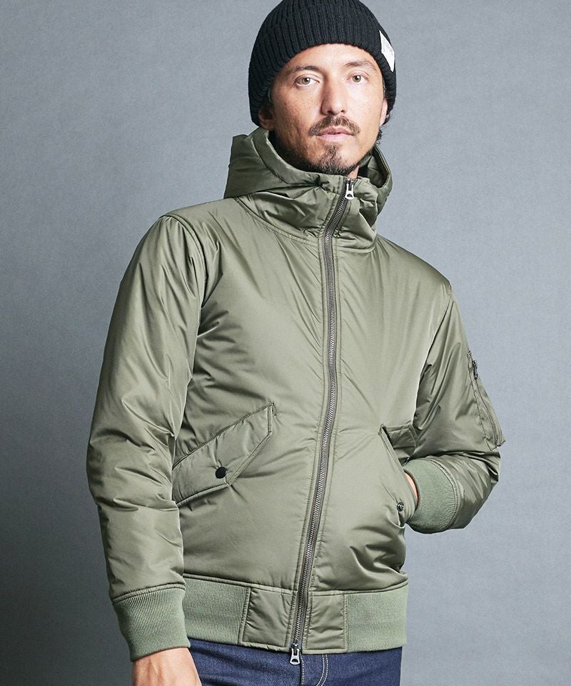 【Magine(マージン)】MA-1 ジャケット(MGN-232-005) 30%OFF【Magine(マージン)】NYLON THINSULATE HOOD MA-1 JKT