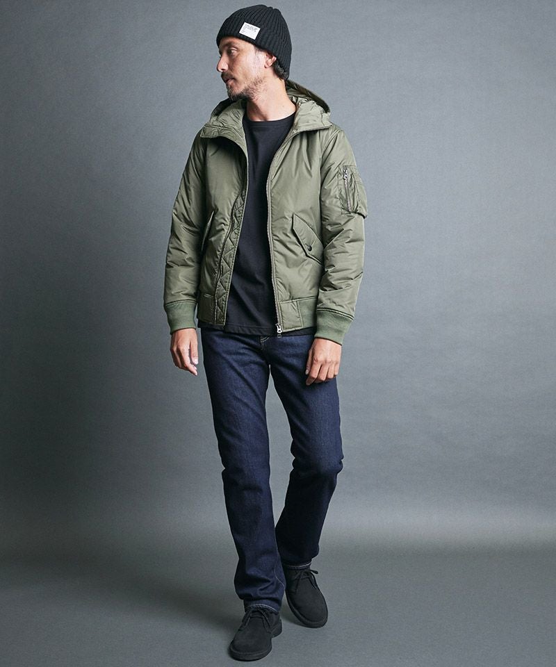 【Magine(マージン)】MA-1 ジャケット(MGN-232-005) 30%OFF【Magine(マージン)】NYLON THINSULATE HOOD MA-1 JKT