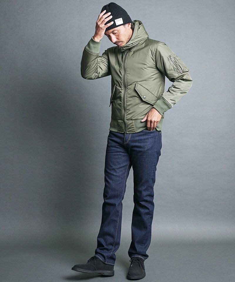 30%OFF【Magine(マージン)】NYLON THINSULATE HOOD MA-1 JKT 