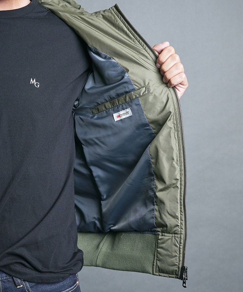 30%OFF【Magine(マージン)】NYLON THINSULATE HOOD MA-1 JKT