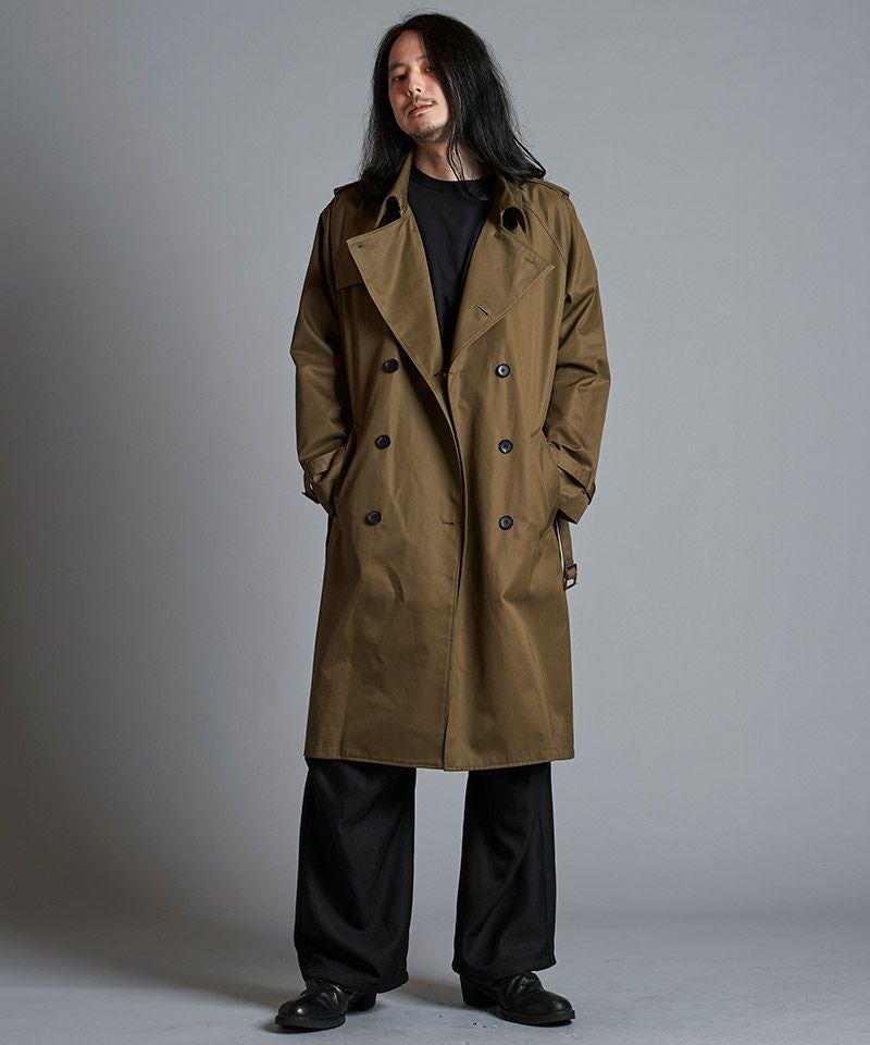 50%OFF【NO ID.(ノーアイディー)】ﾍﾞﾝﾀｲﾙBIGﾄﾚﾝﾁｺｰﾄ(855225-870C