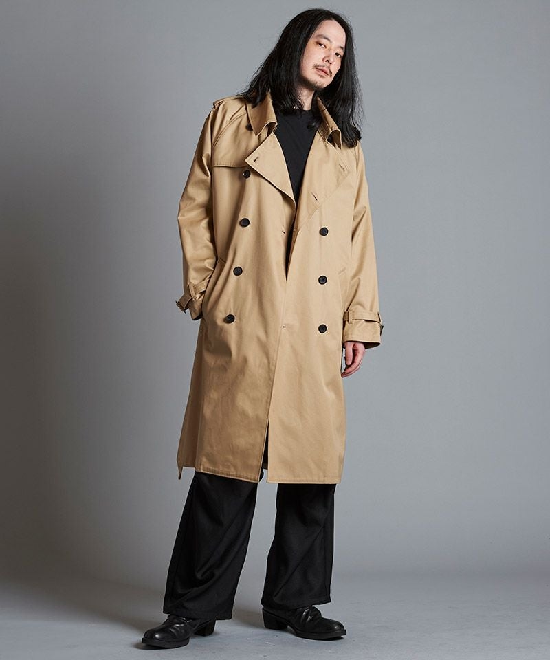 50%OFF【NO ID.(ノーアイディー)】ﾍﾞﾝﾀｲﾙBIGﾄﾚﾝﾁｺｰﾄ(855225-870C