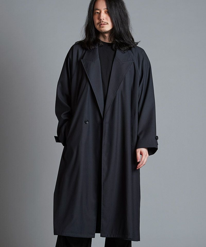 50%OFF【NO ID.(ノーアイディー)】 ﾀﾞﾌﾞﾙﾌﾞﾚｽﾄBIGﾛﾝｸﾞｺｰﾄ(855006-871C