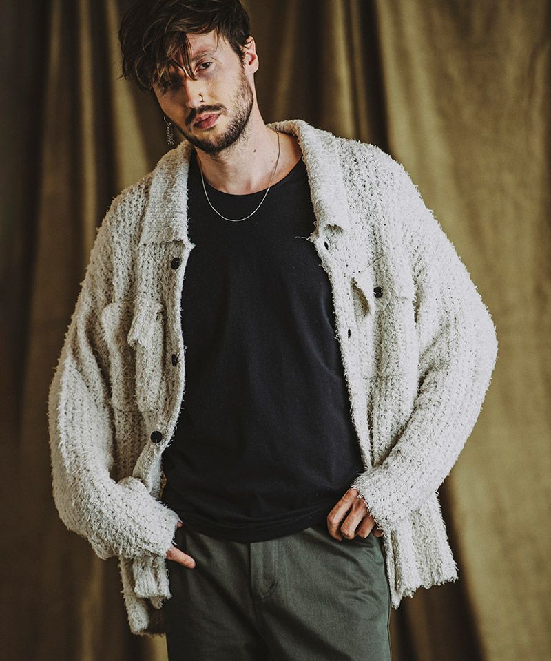 60%OFF【NO ID.(ノーアイディー)】ｼｱｰﾆｯﾄZIPｼｬﾂBLZ ブルゾン(856010