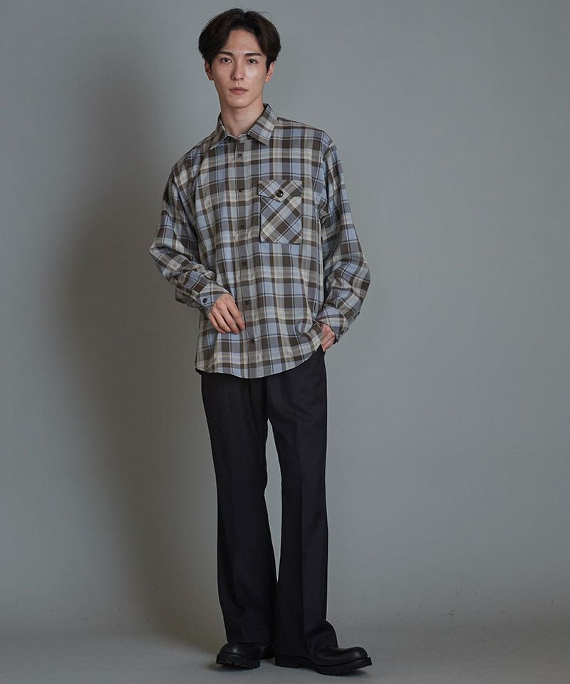 チェックシャツ (NOWOS) クーポンお値下げ Check shirt -チェックシャツ-nowos（ノーウォス）通販| st company