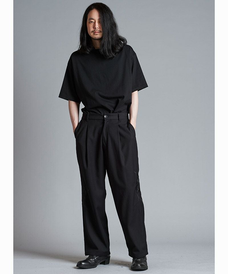 60%OFF【NO ID.(ノーアイディー)】ｲｰｼﾞｰﾜｲﾄﾞｽ-ﾍﾞﾆｱﾄﾗｳｻﾞｰｽﾞ パンツ