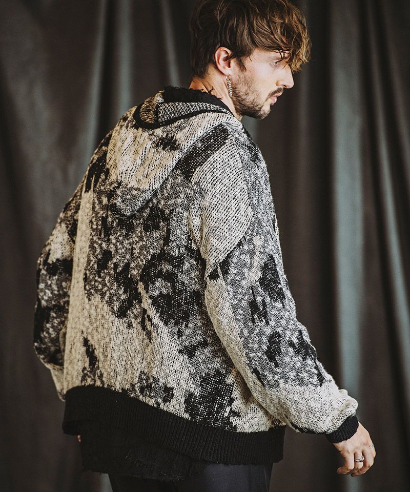 60%OFF【NO ID.(ノーアイディー)】ｱﾌﾞｽﾄﾗｸﾄJQﾆｯﾄZIPﾊﾟｰｶ(855010-858K
