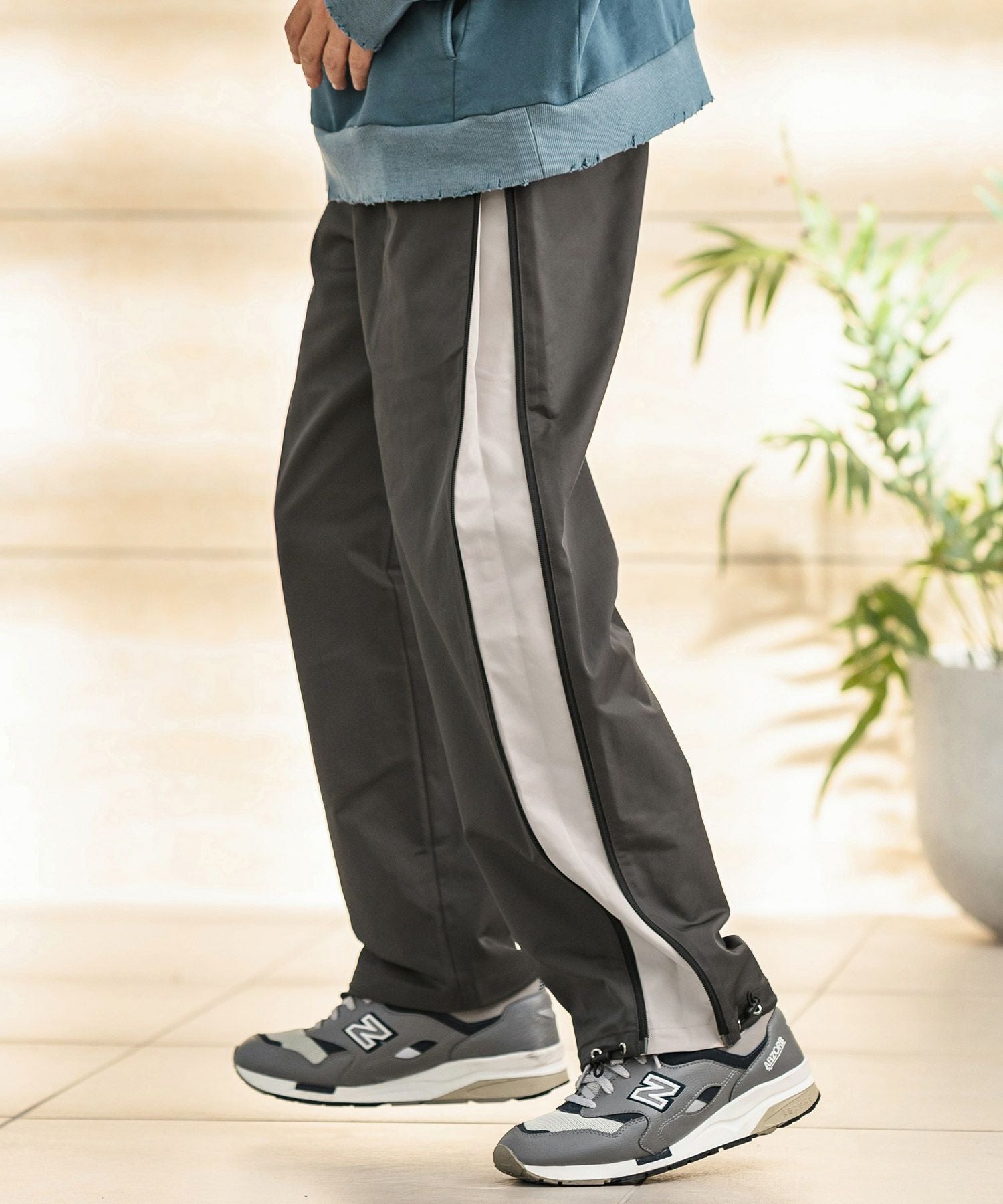 30%OFF【CAMBIO(カンビオ)】サイドZIPラインパンツ(CA-24-39) | CAMBIO