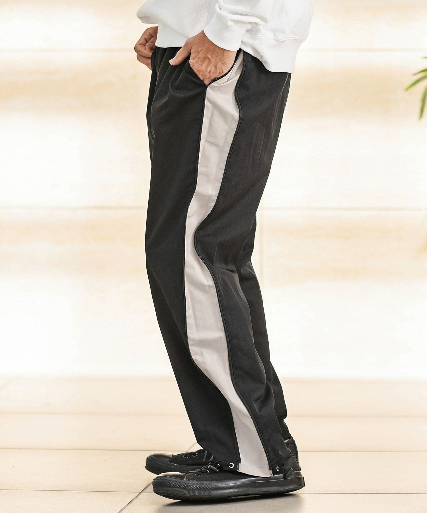 30%OFF【CAMBIO(カンビオ)】サイドZIPラインパンツ(CA-24-39) | CAMBIO