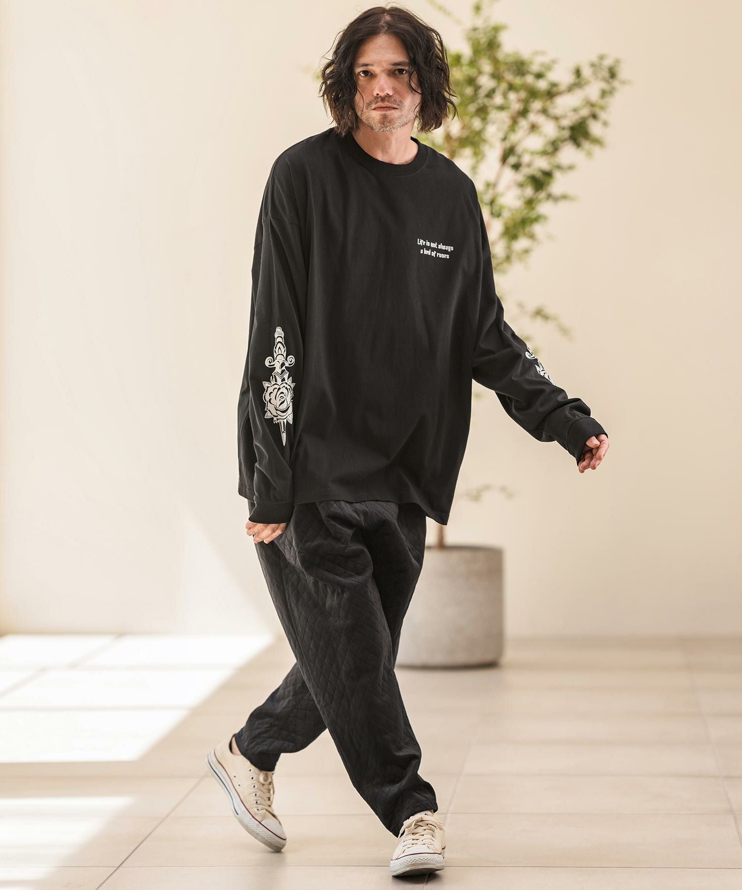 BANDEL x MUTAダイヤモンドキルトパンツ ブラック XL BANDEL x muta DIAMOND QUILT PANTS – BANDEL®︎｜公式オンラインストア