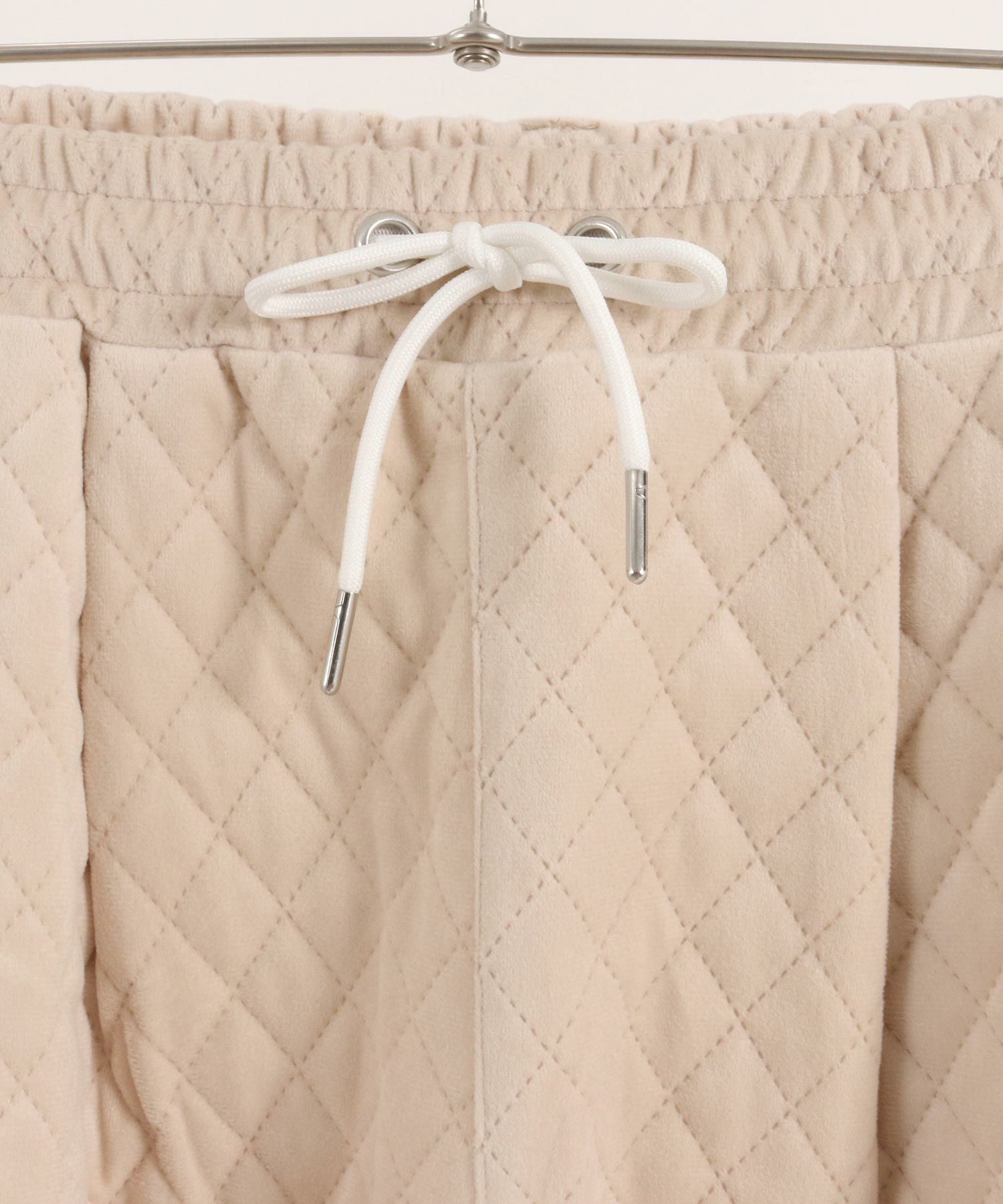30%OFF【CAMBIO(カンビオ)】Velvet Diamond Quilted Pants キルト
