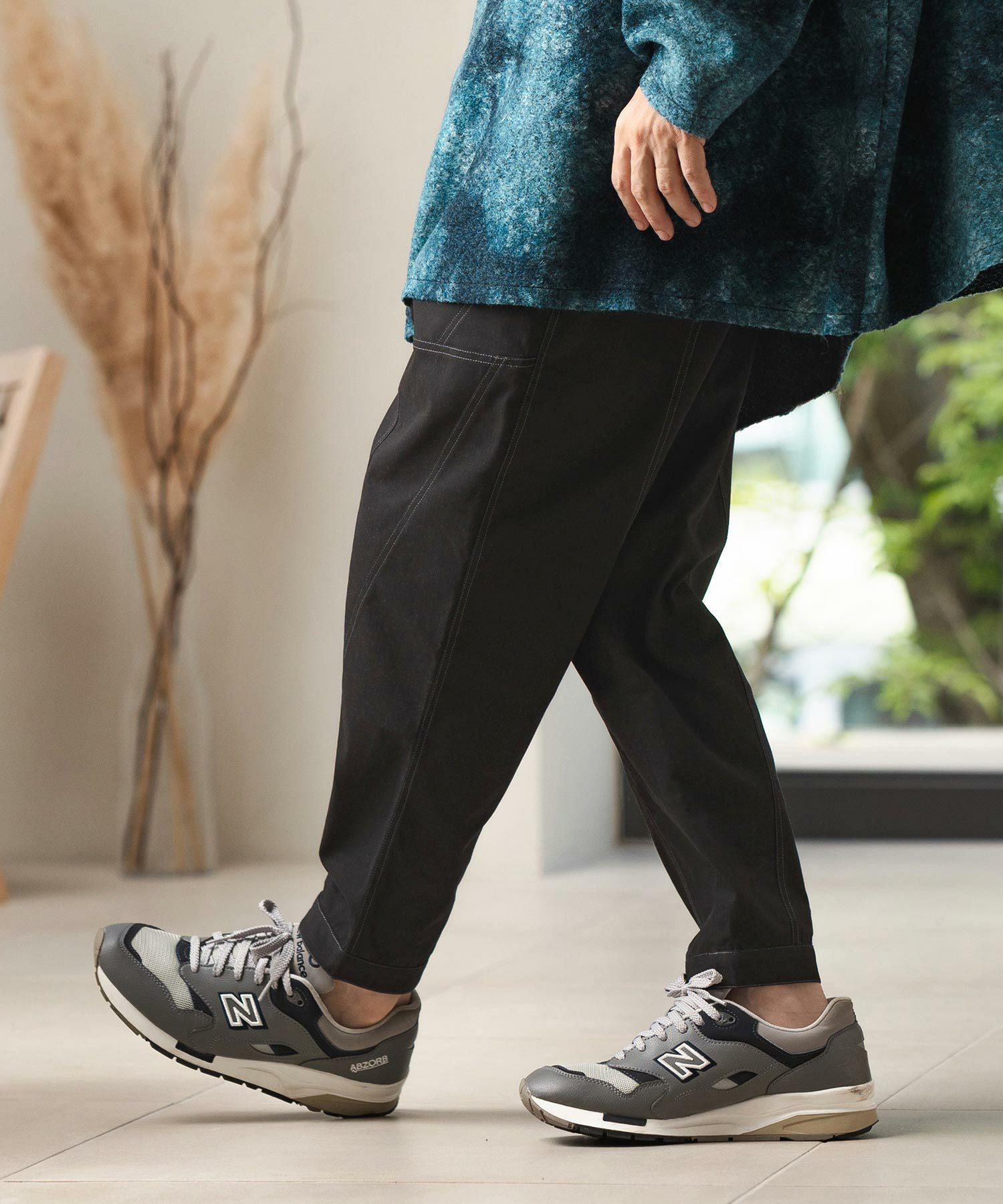 バルーンパンツ CAMBIO(カンビオ)】Silky Denim Balloon Pants デニムバルーンパンツ