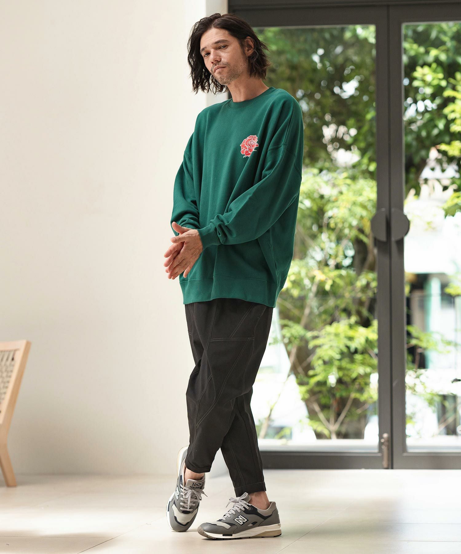 専用中natto バルーンパンツ loose silhouette balloon short sleeve / black（ルーズシルエット