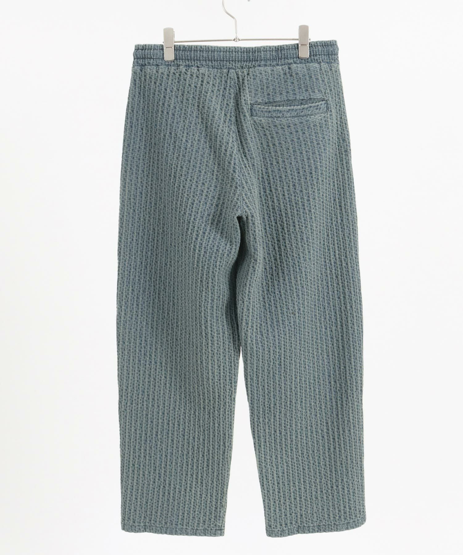 専用です！！ CAMBIO(カンビオ)】Accordion Jacquard Denim Wide Straight Pants