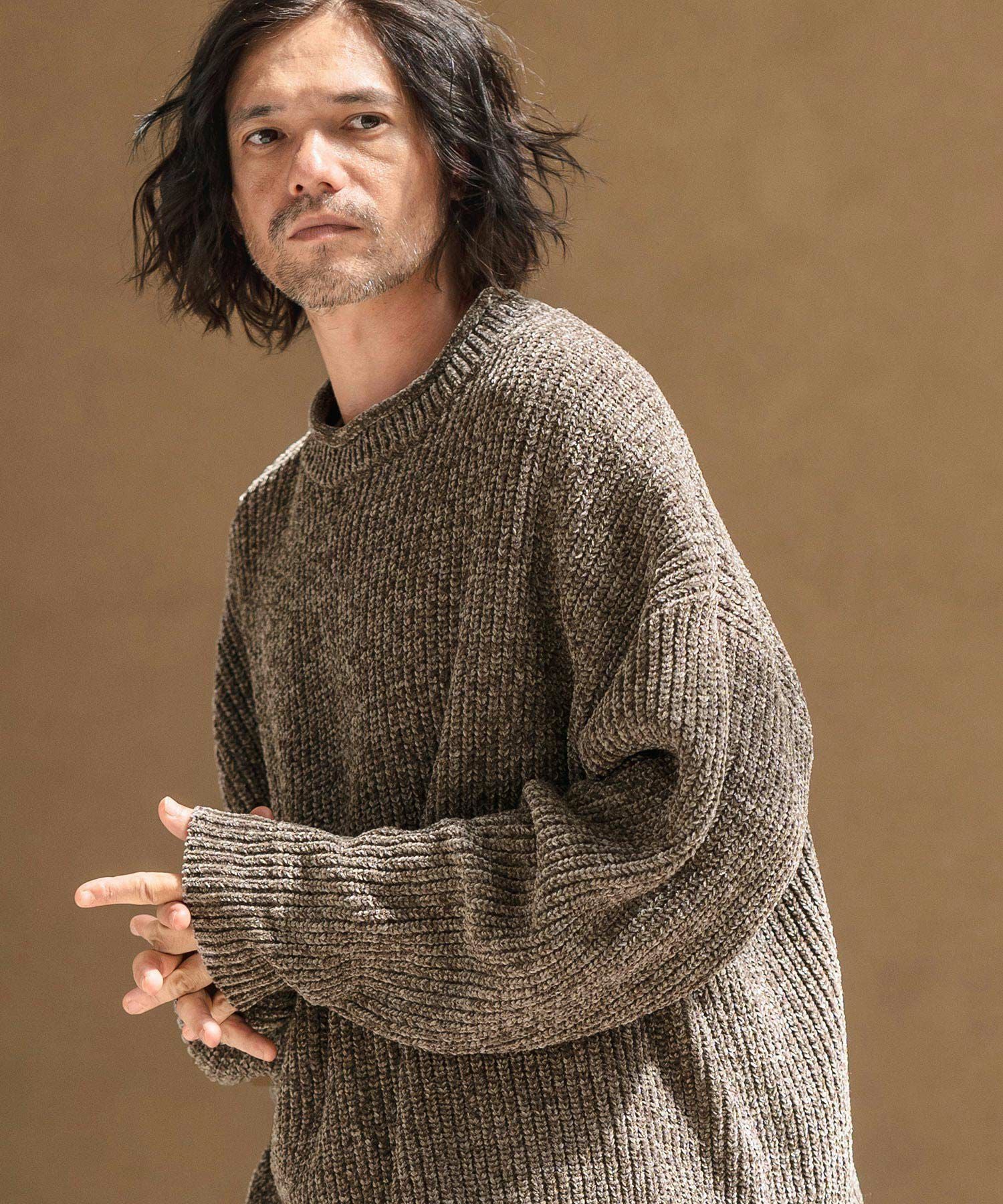 CAMBIO(カンビオ)】Mid Gauge Mole Knit Pullover プルオーバーニット CAMBIO(カンビオ)】Mid Gauge Mole Knit Pullover プルオーバーニット
