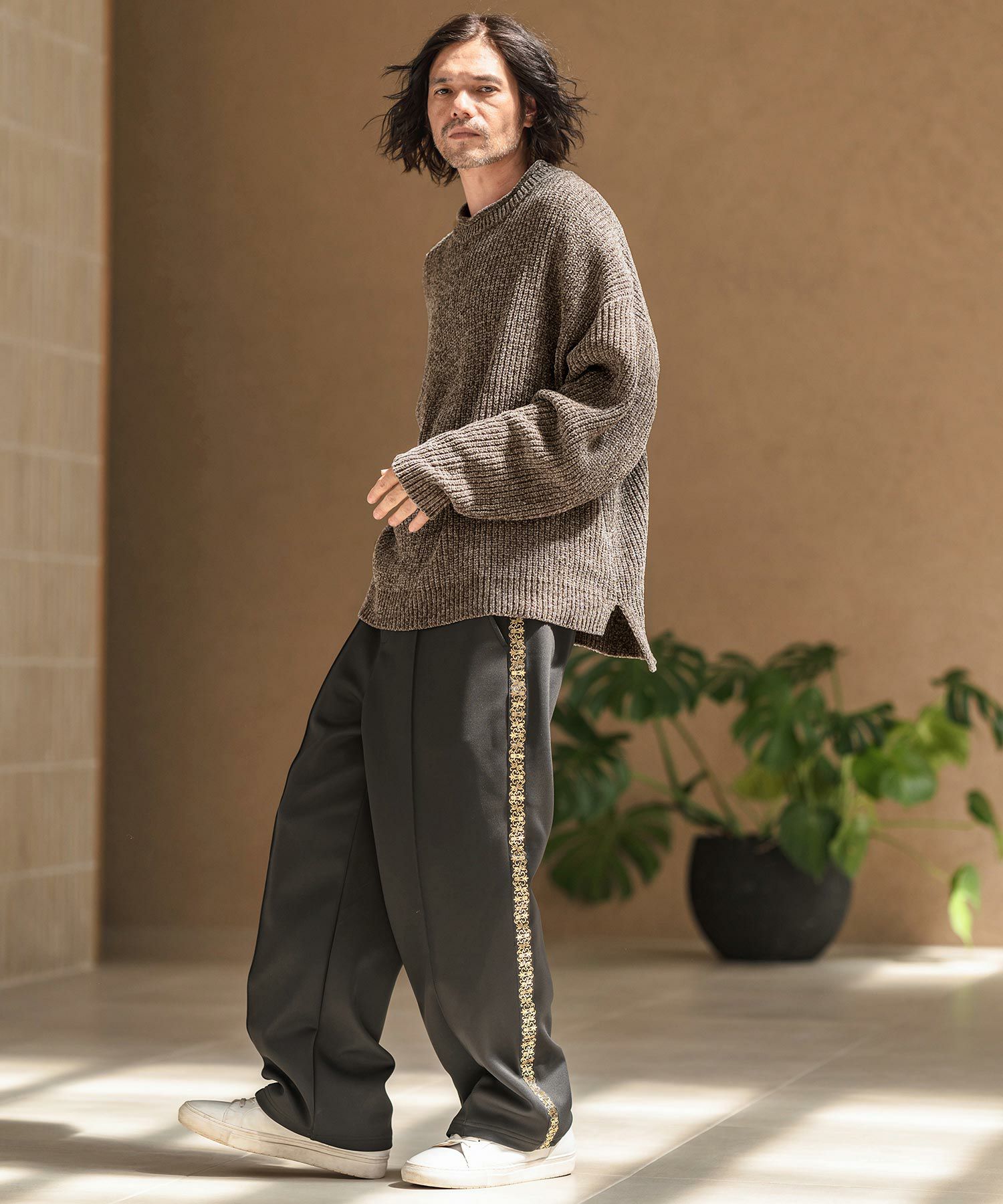 【m】期間限定お値下げ mediam Mole Knit Pullover New in Mediam Mole Knit Pullover Mole Knit Bell Bottom #vondot