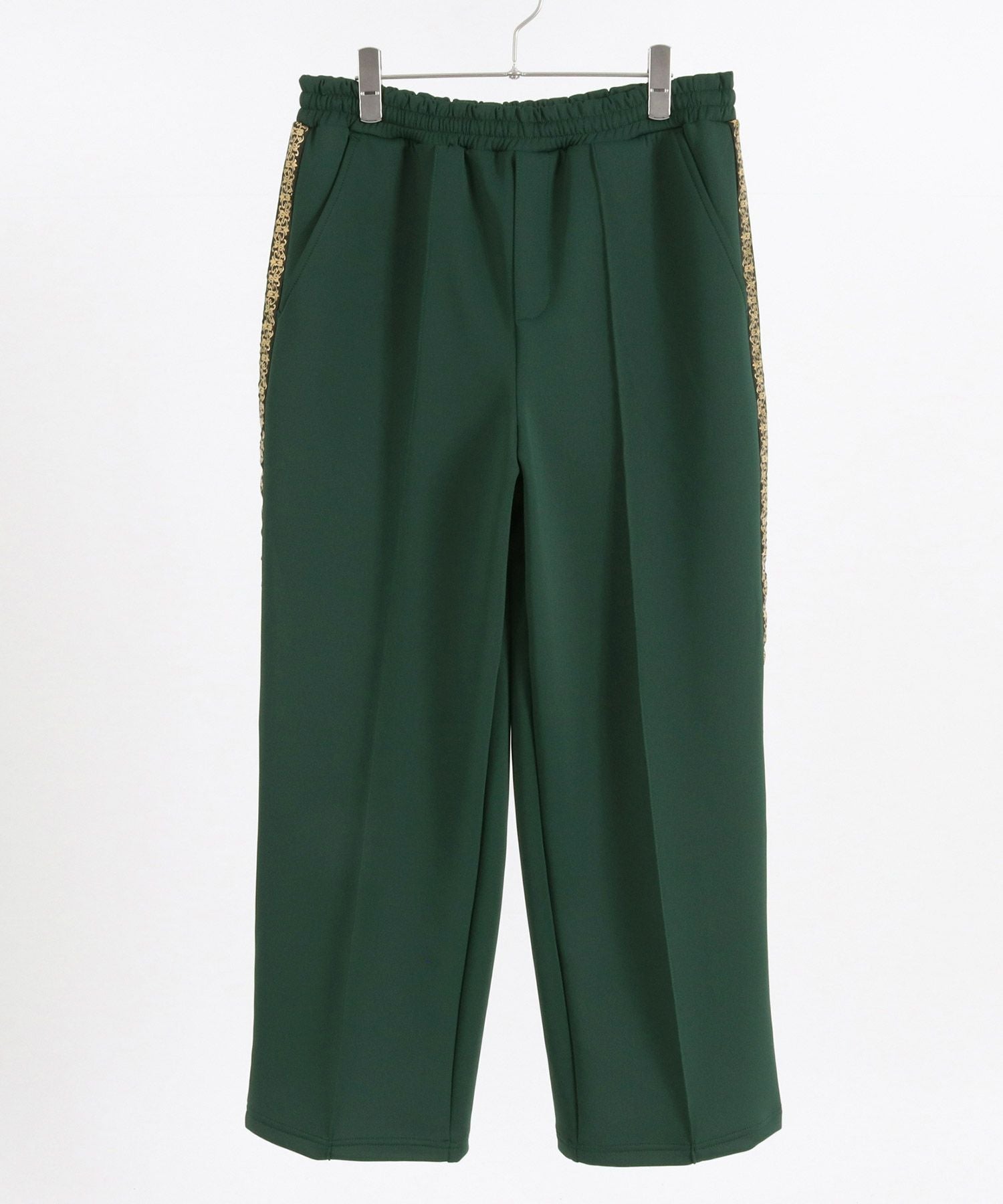 50%OFF【CAMBIO(カンビオ)】Cardboard Knit SideLine Track Pants