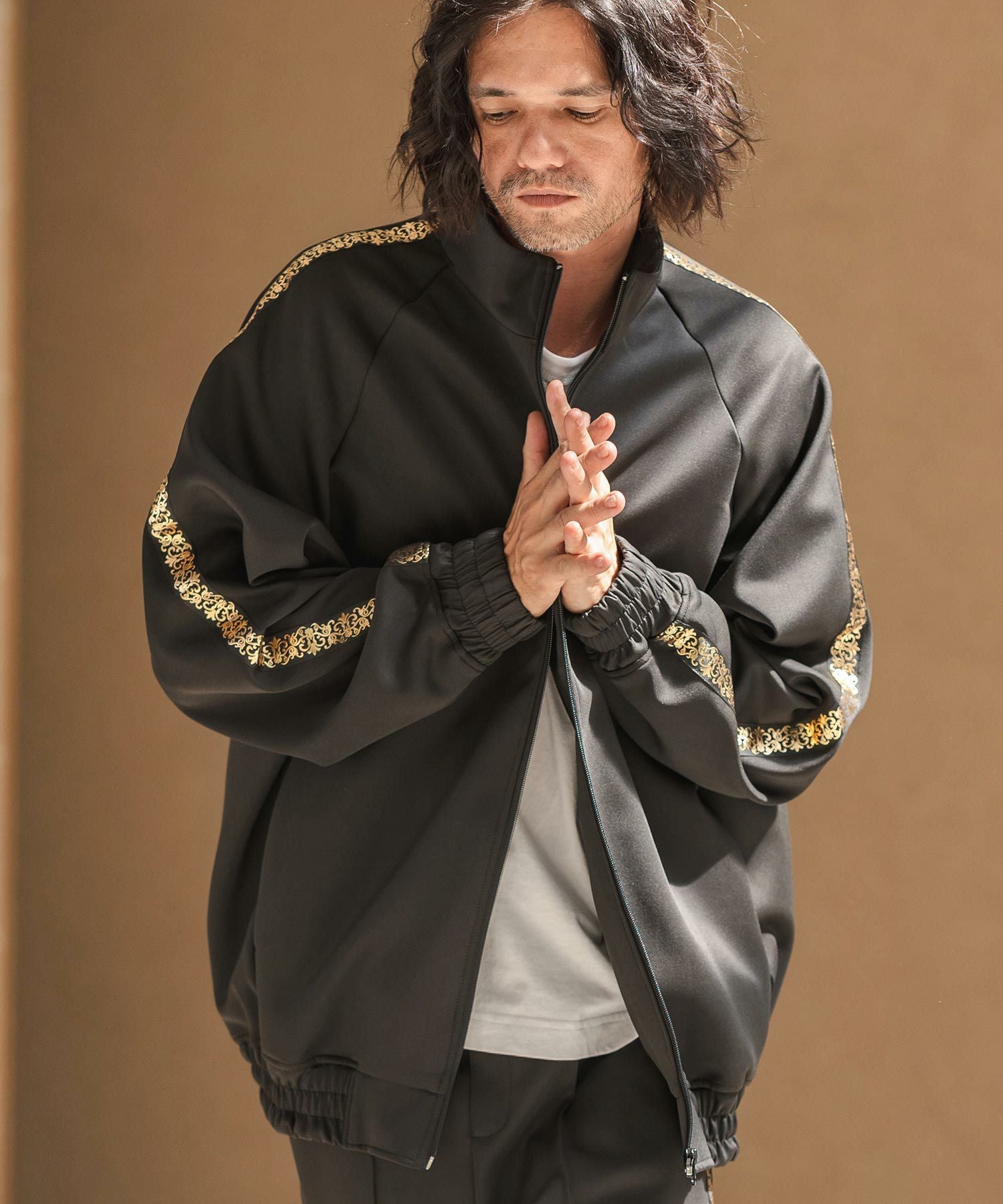 50%OFF【CAMBIO(カンビオ)】Color SchemeCardboard Knit Hood Jacket