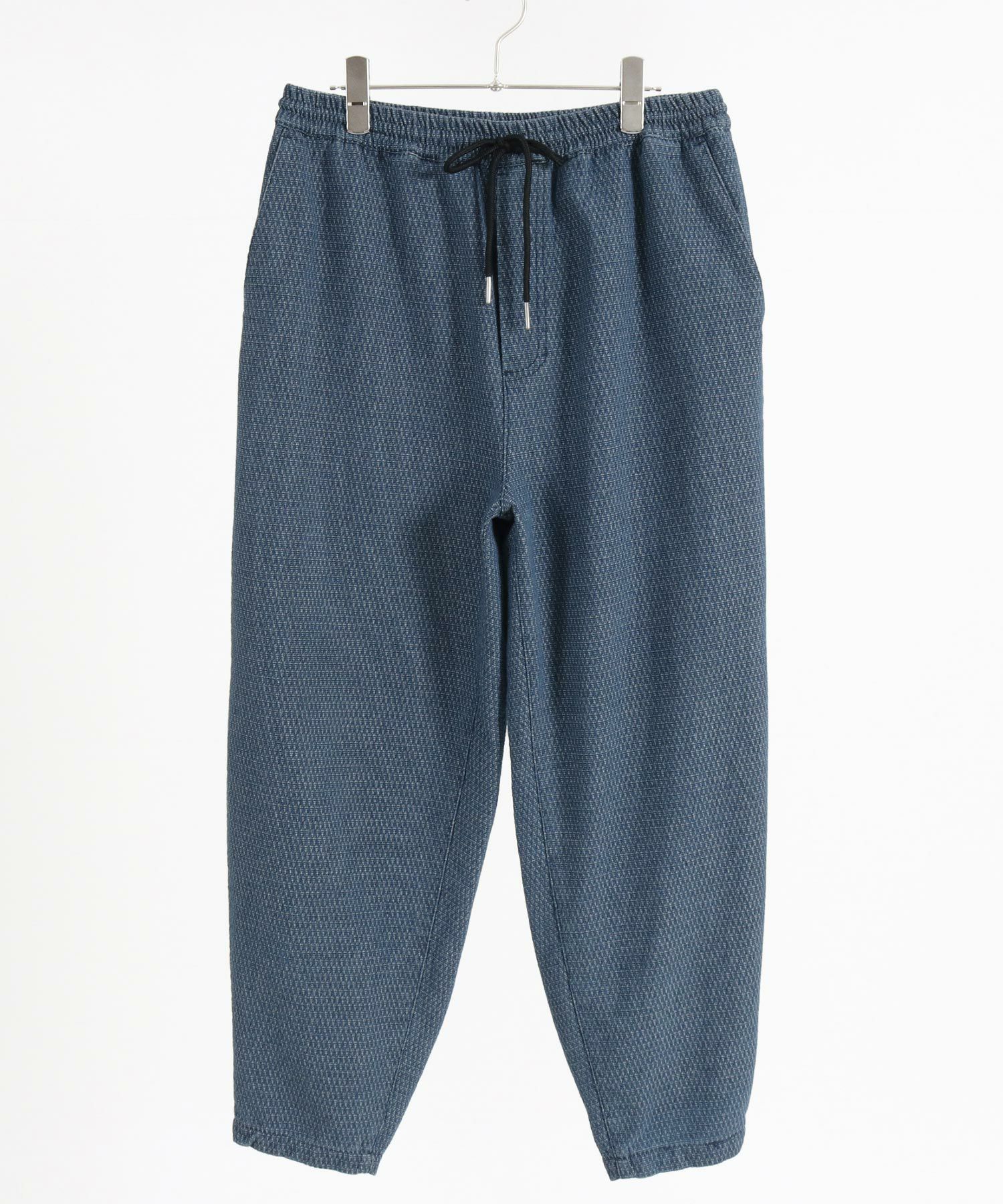 CAMBIO(カンビオ)】Geometric Puffy Jacquard Denim Vintage Like