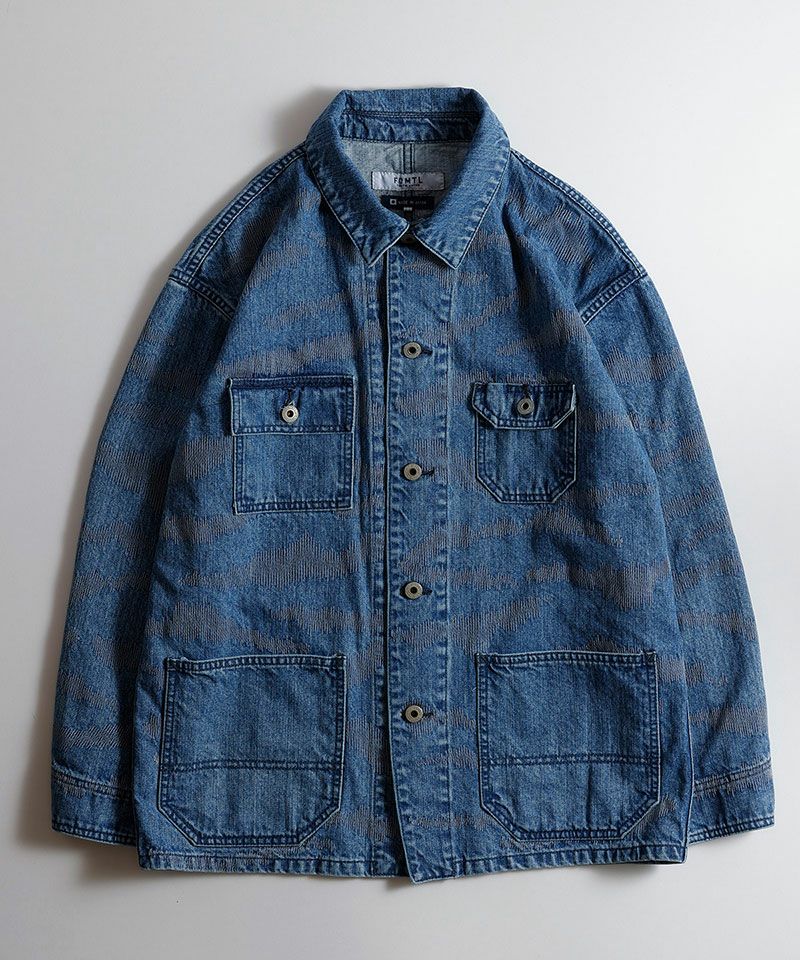FDMTL(ファンダメンタル)】TIGER SASHIKO COVERALL JACKET 3YR WASH