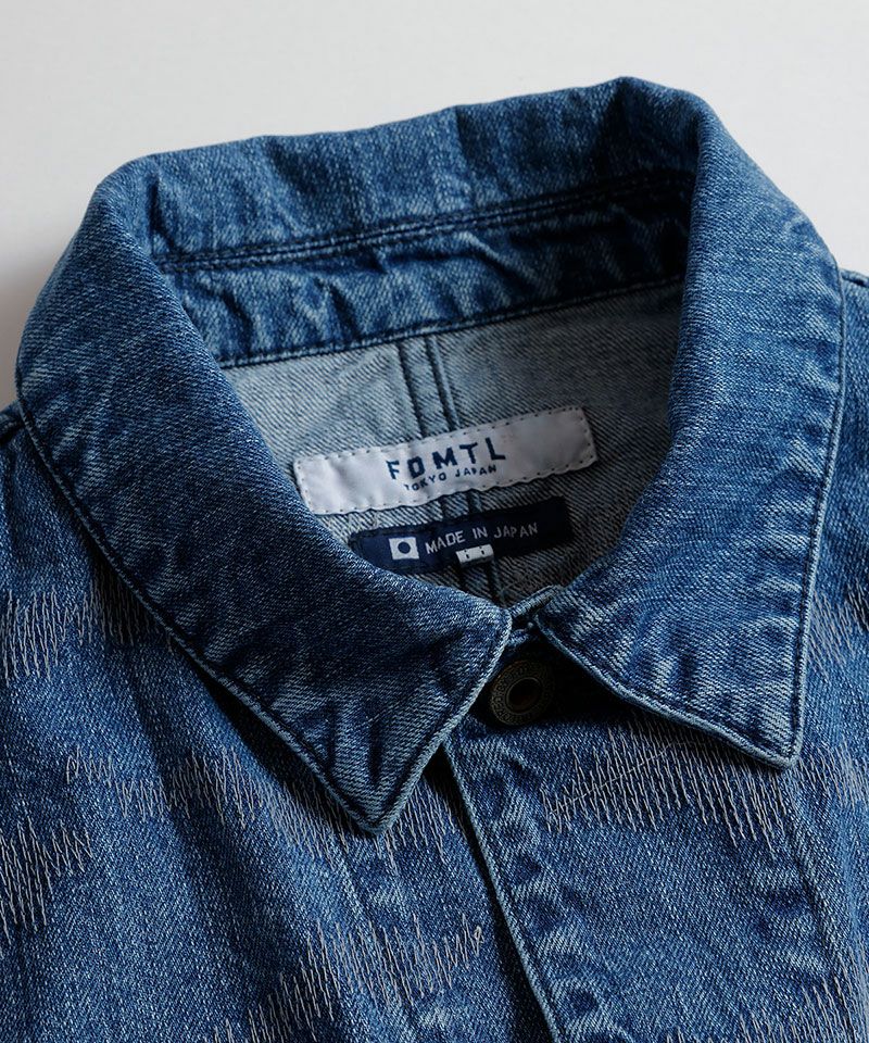 FDMTL(ファンダメンタル)】TIGER SASHIKO COVERALL JACKET 3YR WASH